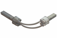 Поворот гибкий шинопровода Cu 2P+2P/4P+4P/4P+2P 40А DKC LTC40FFLXJAA000