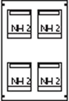 Пластрон для 4 NH2 2ряда/5 реек ABB AG66