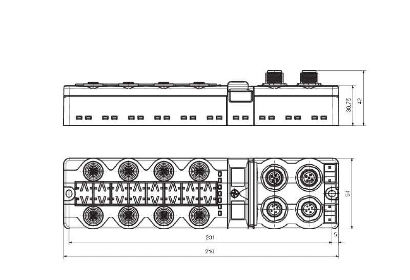 Ра 54. Разъем ВР-54. Концентратор сигнал 39.