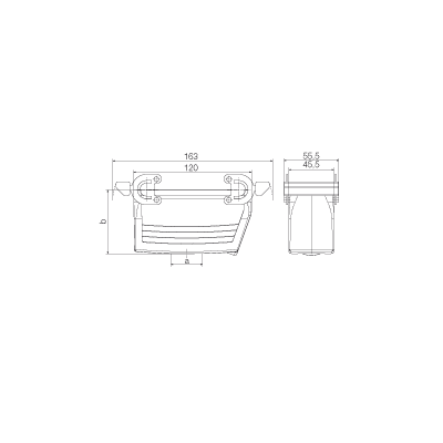 Корпус HDC 64D KBU 1PG29G 1661810000