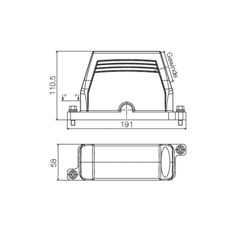 Профильное уплотнение HDC IP68 24B TSS 1M32 1082970000