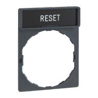 Маркировка 30х40мм с текстом 8х27мм "RESET" SchE ZBY2322