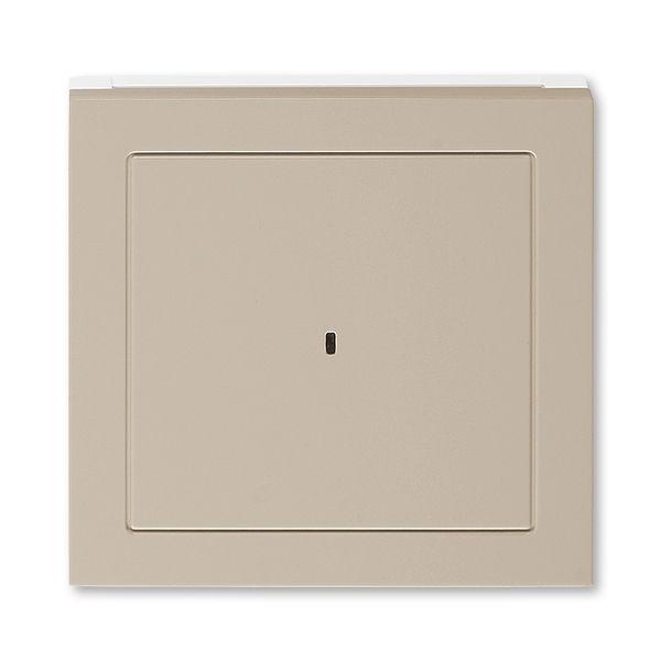 Накладка Levit для выключателя карточного кофе макиато/бел. ABB 2CHH590700A4018