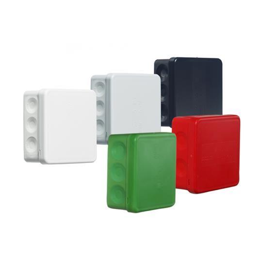 Коробка разветвительная 86х86мм IP65 красн. ABB 2TKA00001563
