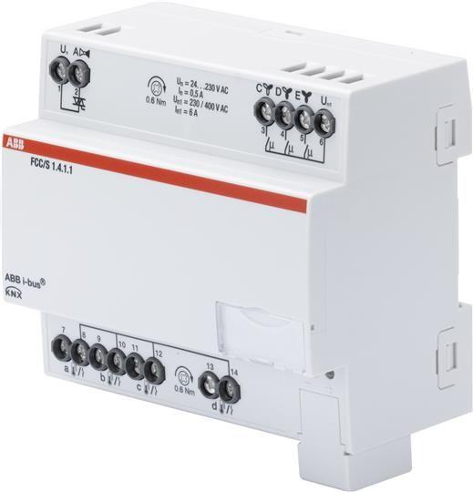 Фанкойл-контроллер FCC/S1.4.1.1 PWM упр. клапаном контура 3ступ. упр. вентилятором ABB 2CDG110209R0011
