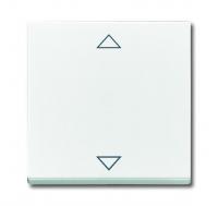 Клавиша для механизма электрон. выкл. Busch-Jalousiecontrol 6411 U-101 6411 U/S-101 6418 U реле 6402 U solo/future davos/альп. бел. ABB 2CKA006430A0400