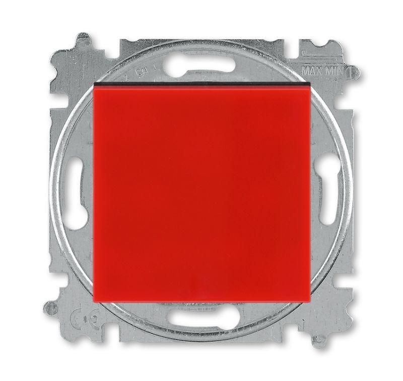 Переключатель 1-кл. СП Levit IP20 красн./дым. черн. ABB 2CHH590645A6065
