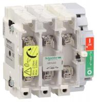 Рубильник 3п GS1 160А с предохранителем SchE GS1LD3