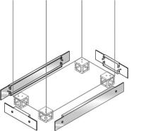 Фланц усилит. нерж. сталь Ш=400 (уп.2шт) ABB ZN4001X