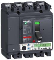 Выключатель автоматический 4п 4т 100А 36кА NSX100F Micrologic 5.2A SchE LV429885