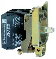 Корпус кноп. с подсветкой желт. 24В SchE ZB4BW0B55