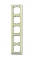 Рамка 5-м Basic с декор. накл. сл. кость ABB 2CKA001725A1488