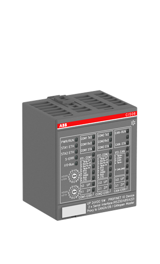 Модуль интерфейсный 2хRS232/RS485 CI506-PNIO-XC ABB 1SAP421500R0001