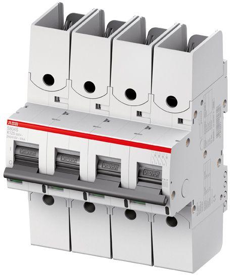 Выключатель автоматический модульный 4п K 50А 50кА S804S-K50-R ABB 2CCS864002R0577