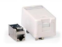 Розетка информационная на DIN рейку кат.6а Keystone DKC RNK6AFSDIN
