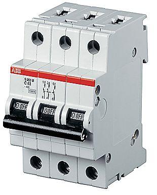 Выключатель автоматический модульный 3п Z 20А 25кА S203P Z20 ABB 2CDS283001R0488