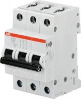 Выключатель автоматический модульный 3п D 16А 10кА S203M D16 ABB 2CDS273001R0161