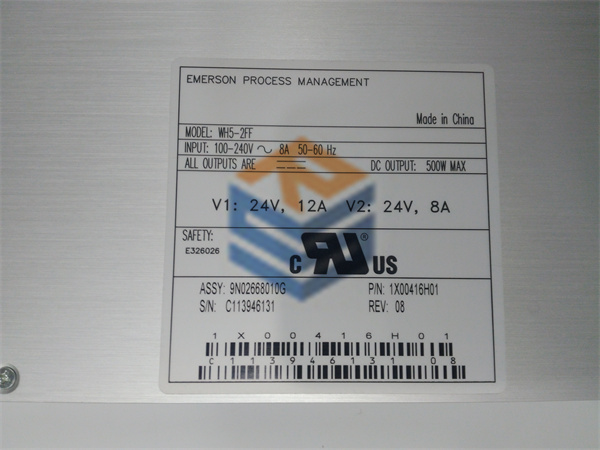 EMERSON 1X00416H01 WH5-2FF