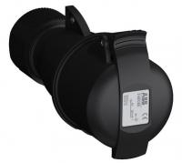 Розетка кабельная 316EC6B Easy&Safe 316EC6B 16А 3P+E IP44 6ч черн. ABB 2CMA103582R1000