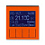 Терморегулятор Levit универсальный программируемый оранж./дым. черн. ABB 2CHH911031A4066
