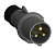 Вилка кабельная Easy&Safe 216EP12 16А 2P+E IP44 12ч ABB 2CMA101950R1000