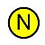 Наклейка "N" d20мм EKF an-2-07