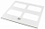 Панель верхняя XSPTF0604 600х400мм фланцы IP55 EATON 284319