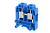 1106010001 Клемма проходная синяя KUT16-BLUE