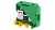 1110010003 Клемма проходная зеленая KUT50/70-GREEN
