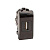 Розетка мультимедийная Brava 1мод. USB 2.0 черн. DKC 77200N