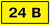 Символ "24В" 38х90 ИЭК YPC10-0024V-3-021
