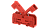 4313450002 Клемма проходная болтовая красная SPT150XL-RED