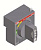 Рукоятка поворотная на дверцу RHE_H T1-T2-T3 HANDLE (только рукоятка) ABB 1SDA051387R1