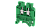 1103010003 Клемма проходная зеленая KUT4N-GREEN