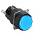 Лампа сигнальная 24В 16мм LED IP65 син. SchE XB6EAV6BP