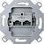 Механизм розетки комп. 2-м СП Merten RJ45 8/8 кат. CAT.6 антик SchE MTN465706