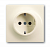 Розетка Impuls 2P+E защ. шторки сл. кость ABB 2CKA002013A5274