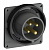 Вилка с прямым фланцем Easy&Safe 316EBU5W 16А 3P+E IP67 5ч ABB 2CMA101263R1000