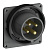 Вилка с прямым фланцем Easy&Safe 316EBU7W 16А 3P+E IP67 7ч ABB 2CMA101265R1000