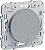 Механизм переключателя 1-кл. СП Odace 10А IP21 с LED-подсветкой алюм. SchE S53R263