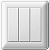 Выключатель 3-кл. СП W59 16А IP20 в сборе сл. кость SchE VS0516-351-28