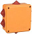 Коробка распаячная огнестойкая ПС 100х100х50 6P 6кв.мм IP55 6 вводов ИЭК UKF30-100-100-050-6-6-09