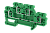 2103020003 Клемма проходная двухуровневая зеленая SQ4-2T-GREEN
