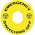 Маркировка "EMERGENCY SWITCHING OFF" 60мм SchE ZBY9360