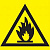 Знак "Пожароопасно" 150х150 ИЭК YPC20-POGOP-2-010