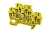 2102020004 Клемма проходная двухуровневая желтая SQ2.5-2T-YELLOW