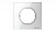 Рамка 1-м Sky Moon стекло бел. ABB 2CLA867100A3001
