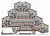 Клемма 4-х уровневая проходная 4х(0.08-2.5кв.мм) с фронтальным подкл. сер. WAGO 281-530