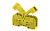 4308450004 Клемма проходная болтовая желтая SPT35XL-YELLOW