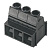 Клемма печатной платы LUP 10.16/07/90V 5.0SN BK BX 2013900000